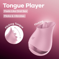 Satisfyer Tongue Player Pink USB Rechargeable Flicking Stimulator