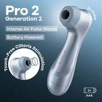 Satisfyer Pro 2 - Blue - Battery Series Blue Touch-Free Clitoral Stimulator