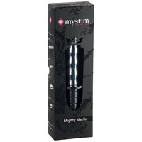 Mighty Merlin Aluminium 25 cm Dong with Handle & E-Stim