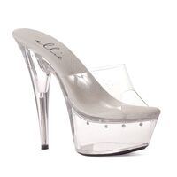 Slip On Rhinestone Platform  6"