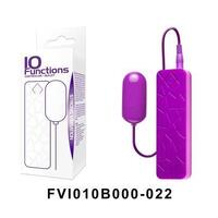 10 Function 10 Rhythms Vibrating Mini Bullet with Controller Pink