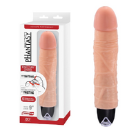 Phantasy 9" Silicone Vibrator Flesh