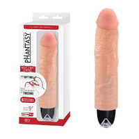Phantasy Silicone Vibrator 9" Flesh