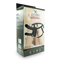 X Joyride 15.5" Pvc U Shaped Dildo Dual Slight Strap On