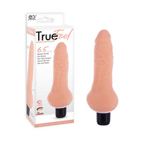 True Feel Realistic Tpr Vibrator 6.5" Flesh