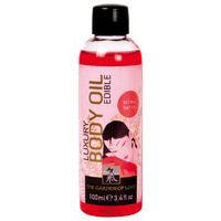 Luxury Body Oil Strawberry Flavoured Edible Massage Oil 100ml