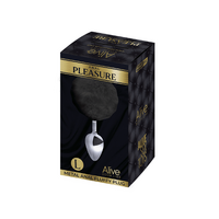 Alive Metal Fluffy Plug Black- L