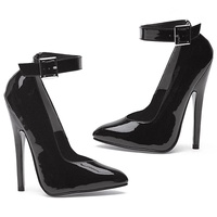 Fetish Pump W Ankle Strap  6"