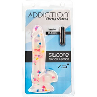 7.5" Frost Confetti Cock + Balls