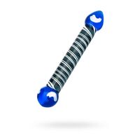 8" Double Header Glass Dildo