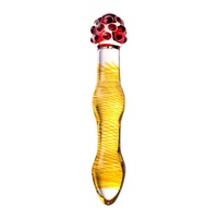 8" Jester Glass Dildo