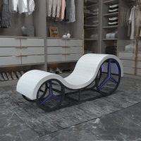 Kama Sutra Mebon Chaise Love Lounge  With Metal Frame And Led