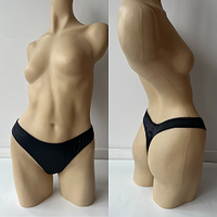 Black Silk G-String 20pc Bag L