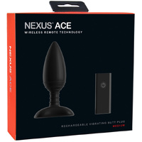 4" Ace Medium Vibrating Butt Plug