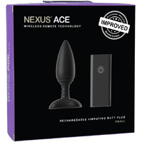 2.5" Ace Small Vibrating Butt Plug