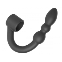 Excursion Ring w/ Flexible Beaded Anal Arm