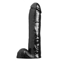 Towering Tyrone 11" Huge Black Dildo