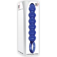 Cobalt 7.5" Glass Dildo