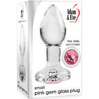 2.5" Medium Glass Gem Butt Plug 2.5" Medium Glass Gem Butt Plug