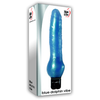 8.5" Blue Dolphin Vibrator