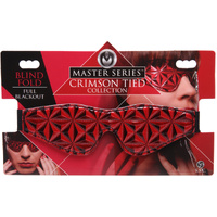 Red Full Blackout Blindfold