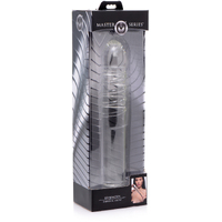 Behemoth Ribbed XL Glass Dildo