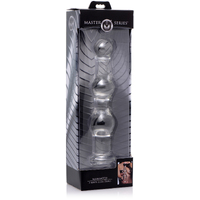 Mammoth 3 Bumps 10" Glass Dildo