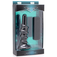 Coiled Vibrating Anal Plug With Controller