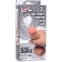 7" Dual Density Squirting Cock