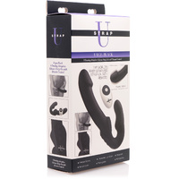 9.5" Strapless Strap On With Remote