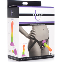 7" Proud Rainbow Strap-On
