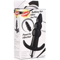 Ribbed Vibrating Butt Plug