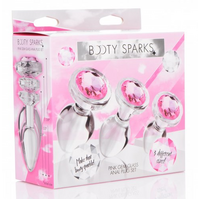 Booty Sparks  Gem Glass Anal Plug Set