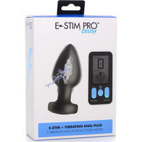 eStim Vibrating Butt Plug