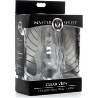 Large Clear View Hollow Butt Plug