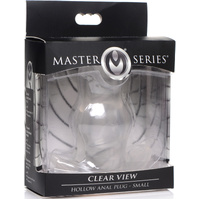 Small Clear View Hollow Butt Plug