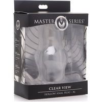 XL Clear View Hollow Butt Plug