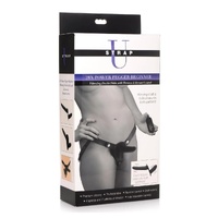 Strapu 28X Power Pegger Beginner Double Dildo W Harness & Remote