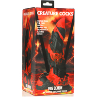 Fire Demon Monster Silicone Dildo