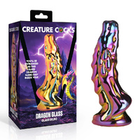 Creature Cocks Dragon Glass Coloured 15.7 cm Glass Fantasy Dildo