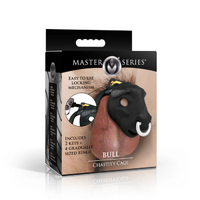 Master Series Bull Chastity Cage - Black