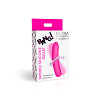 BANG! Tapered Flexible Silicone Bullet - Pink