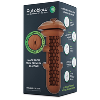 Autoblow A.I. Silicone Vagina Sleeve - White Autoblow A.I. Silicone Vagina Sleeve - White