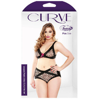  Peek-A-Boo Bra Set 3X/4X