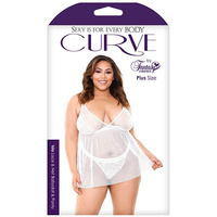 Lace/Net Babydoll/Panty 3X/4X 