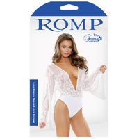 Kimono Sleeved Lace Romper M/L 