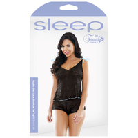  Shoulder Tie Top/Shorts Set S/M