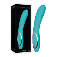 The G Gasm Curve Aqua 21cm (8.25") Usb Rechargeable Vibrator