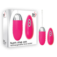 Turn Me On Rechargeable Love Bullet  8.9cm (3.5") Usb Rechargeable Bullet With Remote