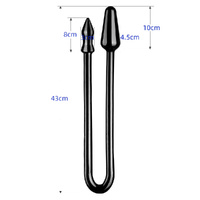 The 84cm Dual Head Anal Plug For Deep Prostate Play